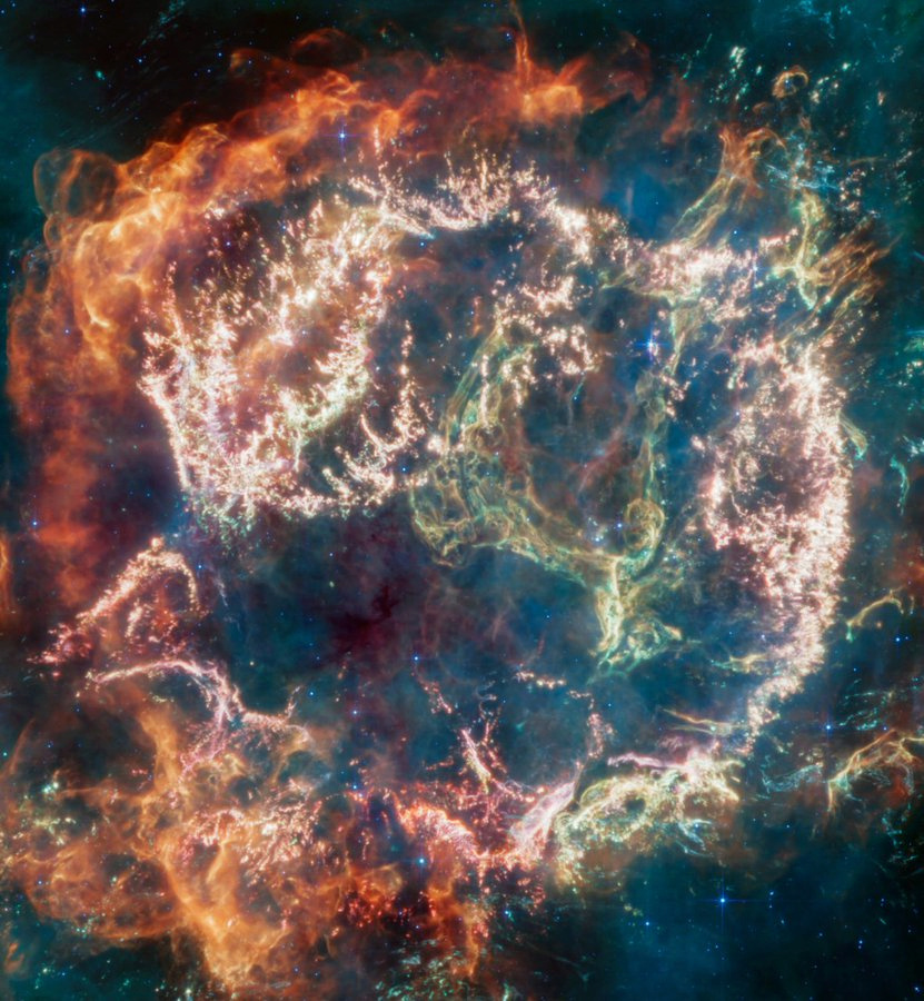 "جيمس ويب" يكشف صورا مذهلة لبقايا نجوم متفجرة 1-92