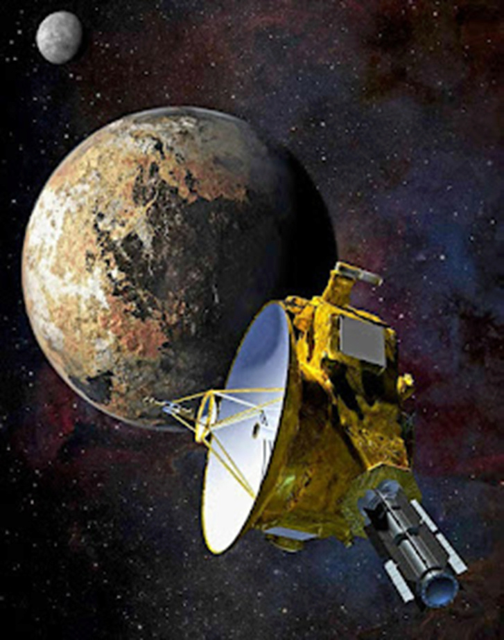 بعد عشر سنوات من التحليق في الفضاء وصلت المركبة الفضائية نيوهورايزونز لكوكب بلوتو 1239