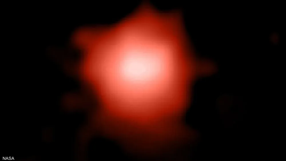 بقعة حمراء.. "جيمس ويب" يرصد أقدم مجرة في الكون 1300