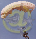 Drapeau des Commandos Parachutistes de l'Air Michel10