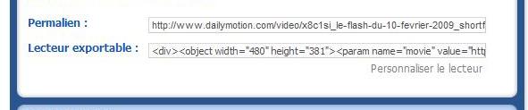 Vidéos Daily motion Code_e10