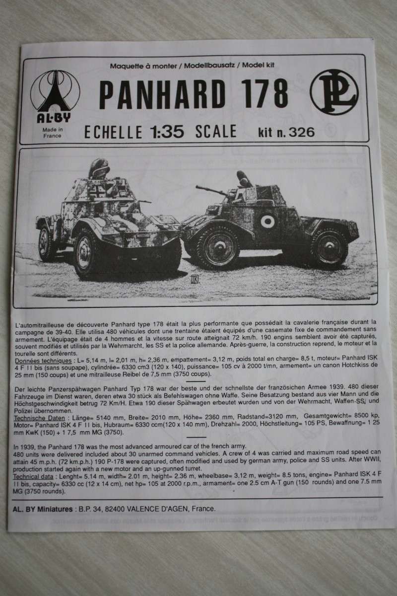 Amd Panhard 178 Alby