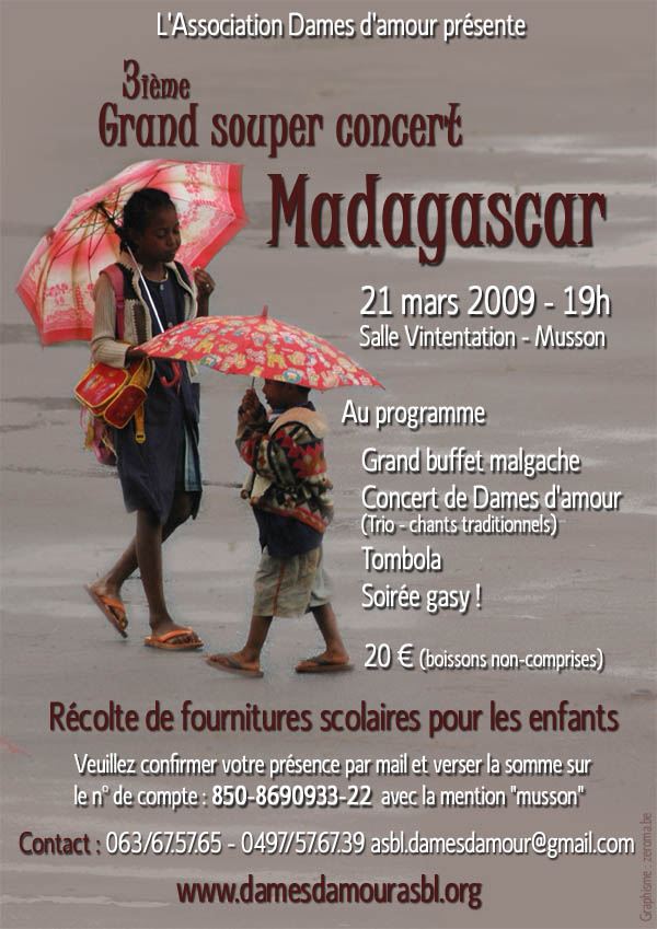 Souper concert au profit des enfants de Madagascar Invita10