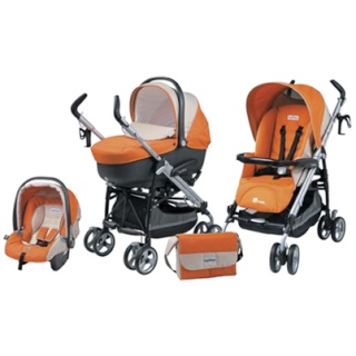poussette peg perego orange