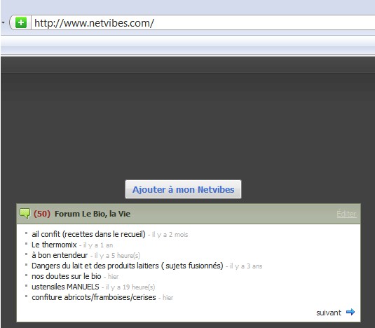 Netvibes appliqu au forum 310