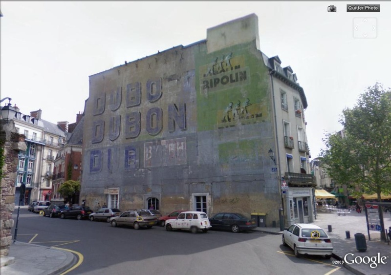 Maurienne - STREET VIEW : Vieilles publicités murales Dubonn11