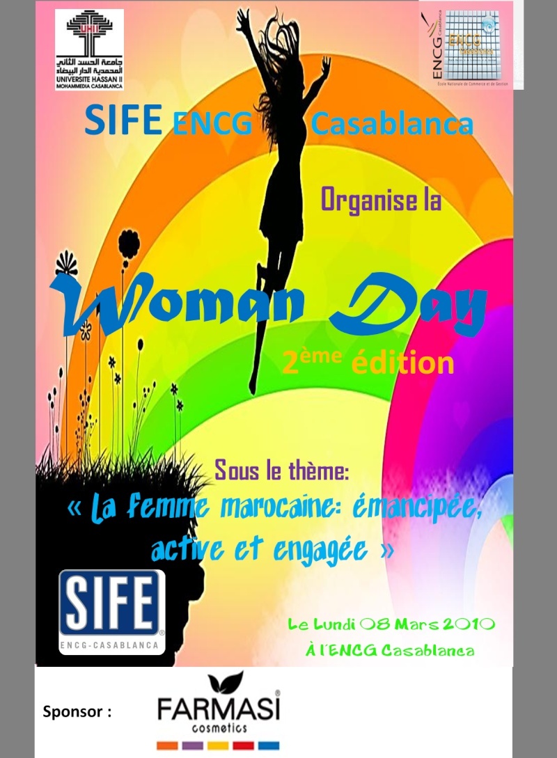 SIFE ENCG Casablanca : 2me Edition du Woman Day Affich11