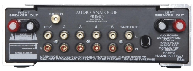 Audio Analogue Primo 70 Rev.2 Rearlr11