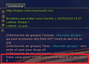 Crée toi même ton propre Tchat Confir10