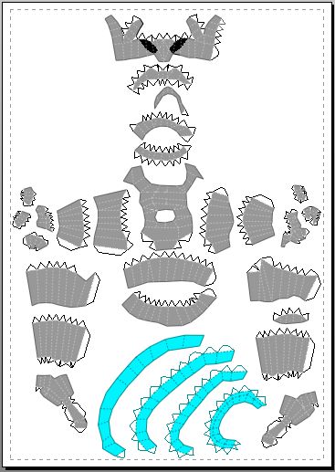 10 Pepakura - Préparation du paper-model B810