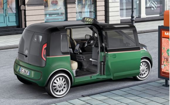 Volkswagen présente le concept électrique Taxi Vw_com12