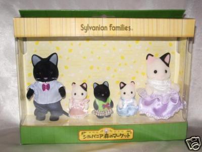Sylvanian Families Famille des chats noirs