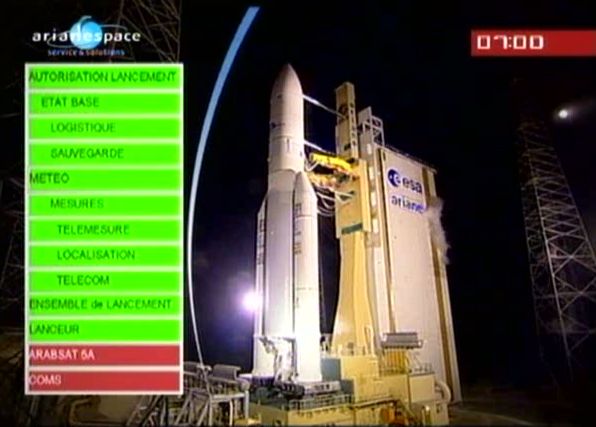 Ariane 5 ECA V195 : Arabsat 5A + COMS 1 (26/06/2010) - Page 6 Capt_171