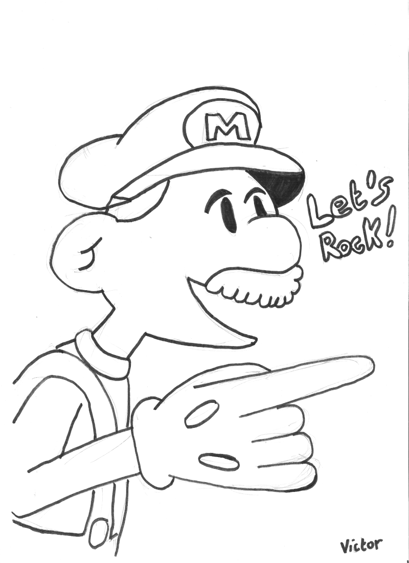 Pour ceux qui aiment bien mais qui ne savent pas déssiner ! - Page 2 Mario_11