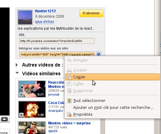 Tuto : Intégrer une vidéo dans un message. Img310