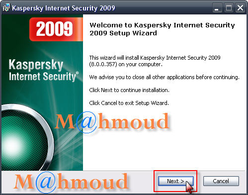 برنامج KasperSky 8.0.0.357 00110