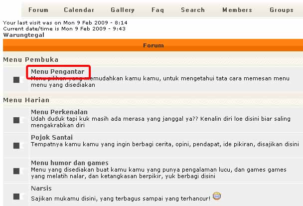 Cara masuk dan memilih forum yang akan kamu masuki Untitl13