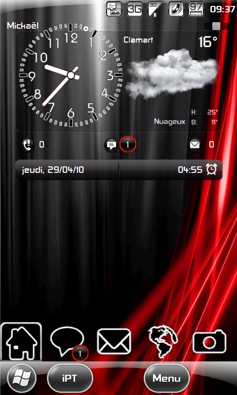 [THEME HD / HD2][Manila 2.5 ROM HD2 HTC Officielle] RED-Black - Page 3 Screen31