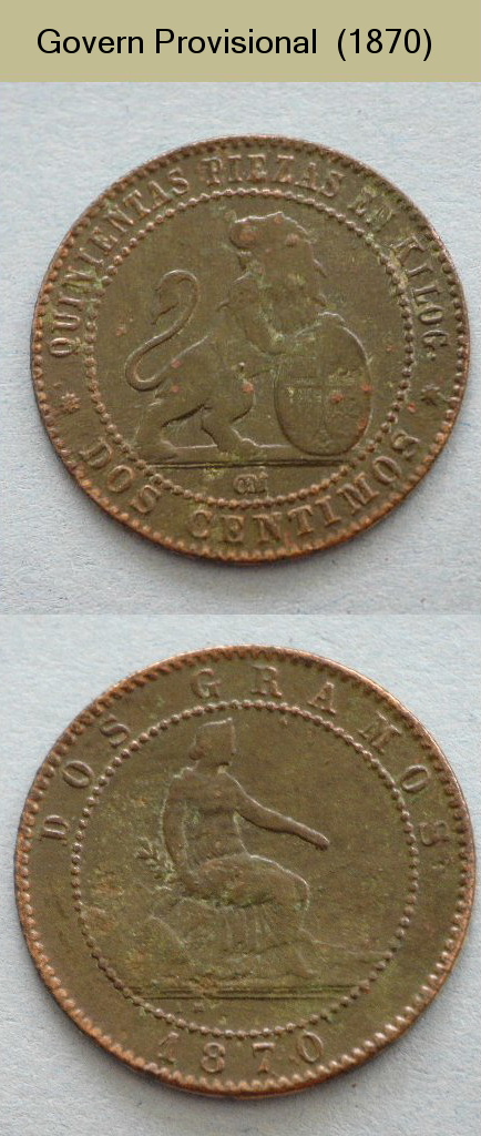 2 céntimos del Gobierno Provisional Gp187010