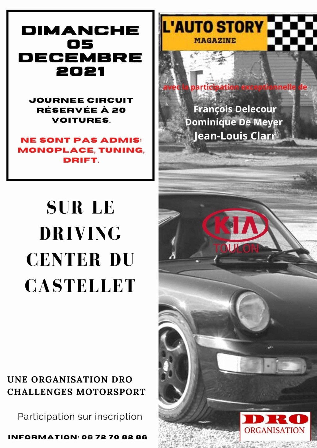 TRACK DAYS SUR LE DRIVING CENTER DU CASTELLET DIMANCHE 05 DECEMBRE 2021 Journz10