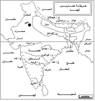 خرائط : الهند Inde1110