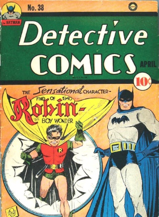 DETECTIVE COMICS # 38 Primer aparicion de Robin el joven maravilla Comic210