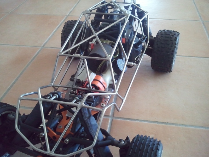 Baja by JEROMUS,roll cage home made full inox Hpi_sa32