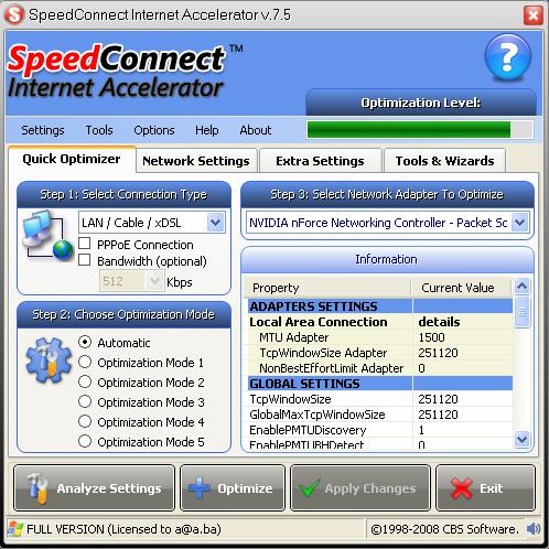 [one thumb UP] speedconnect internet eccelerator 2gvpie10