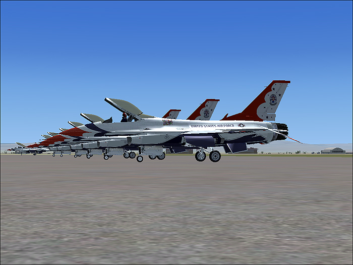Flight Simulator: Thunderbirds arrive at El Centro 113