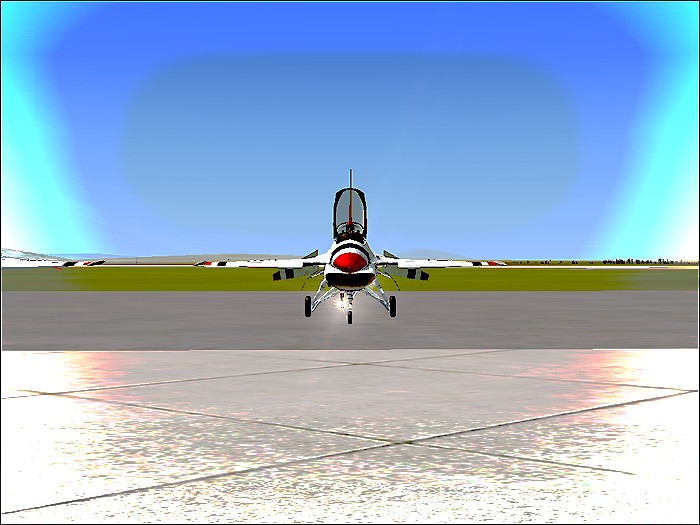 Flight Simulator: Thunderbirds arrive at El Centro 212