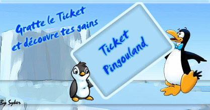 Ticket Pingouland Pingou10