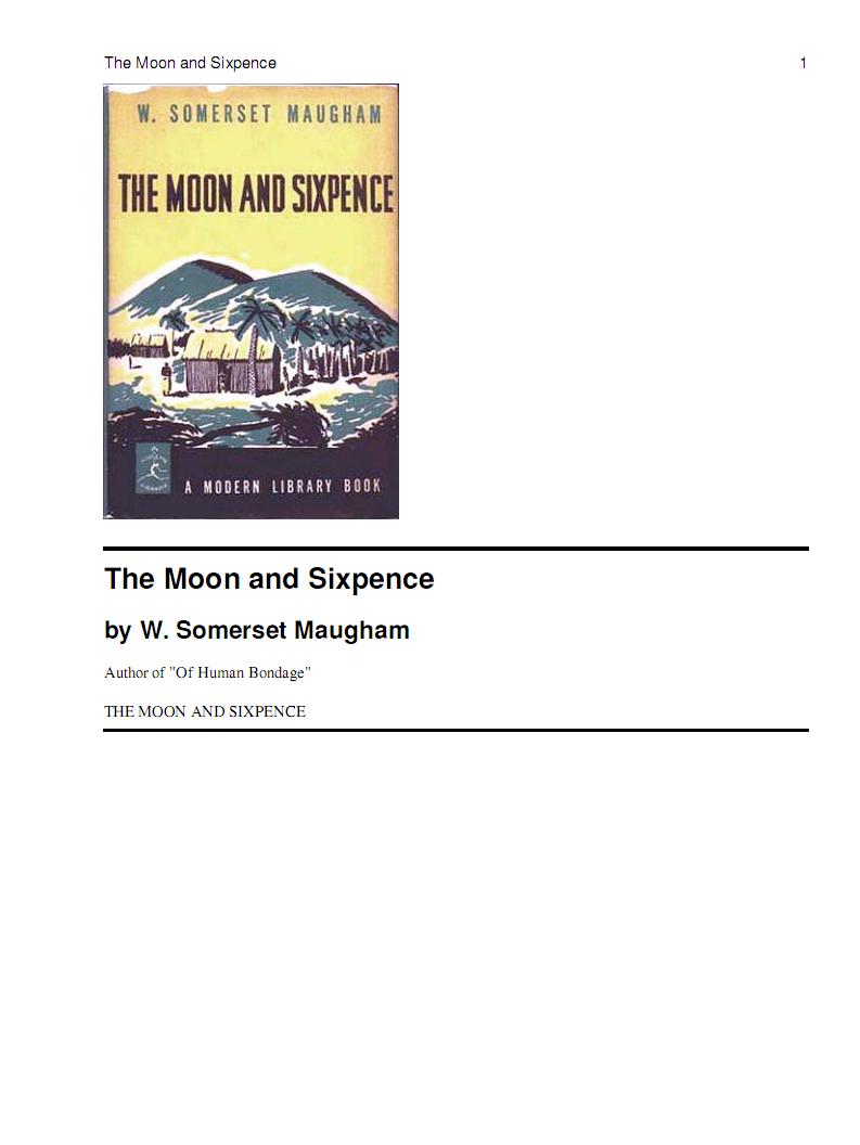 B&A Literature - The moon and sixpence Untitl10