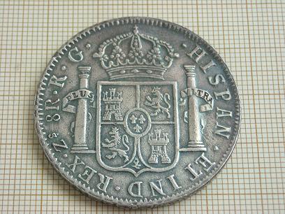8 reales de Fernando VII, 1821 Anvers26
