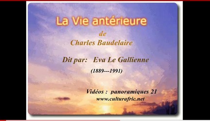 Charles Baudelaire: La vie antérieure 1011