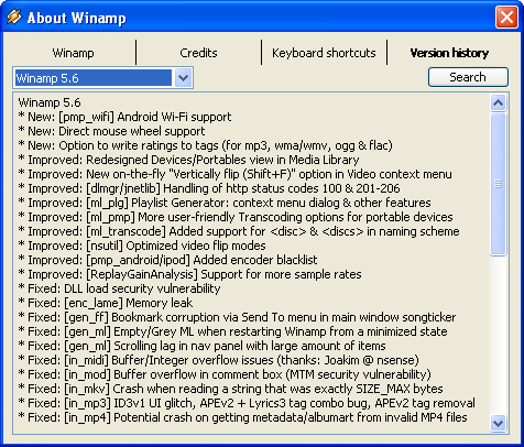 عملاق المالتيميديا الأول عالميا بأحدث إصداراته Winamp 5.6.0 Build 3080  Ddddd11