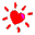 قلوب حمراء أيقونات للماسنجر 00810