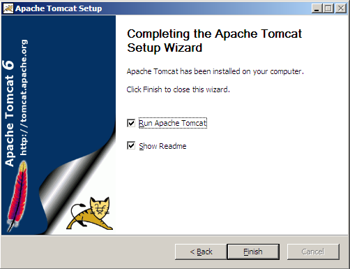 Installing Tomcat Server Snapsh16