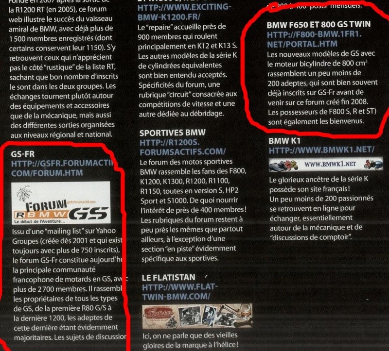 On parle du forum dans le HS BMW de Moto Journal Gs-210