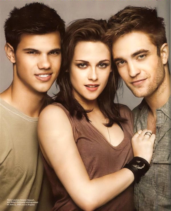Kristen, Rob et Taylor en couverture d'EW Ew0110