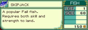 Rune Factory : Les poissons Skipja10