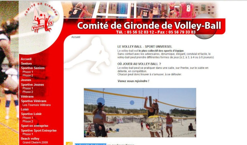 Site Officiel du Comité Départemental Gironde de Volley Ball Sans_t11