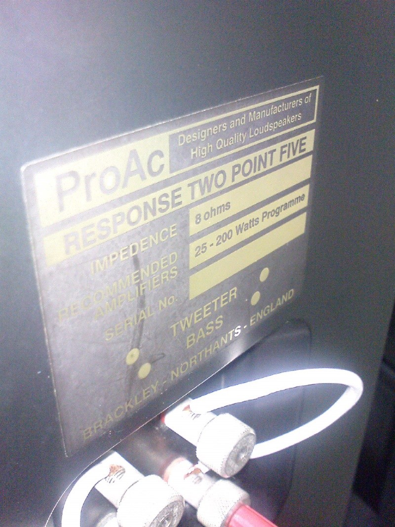 Proac Response 2.5 floorstand speaker (Used) Dsc00013