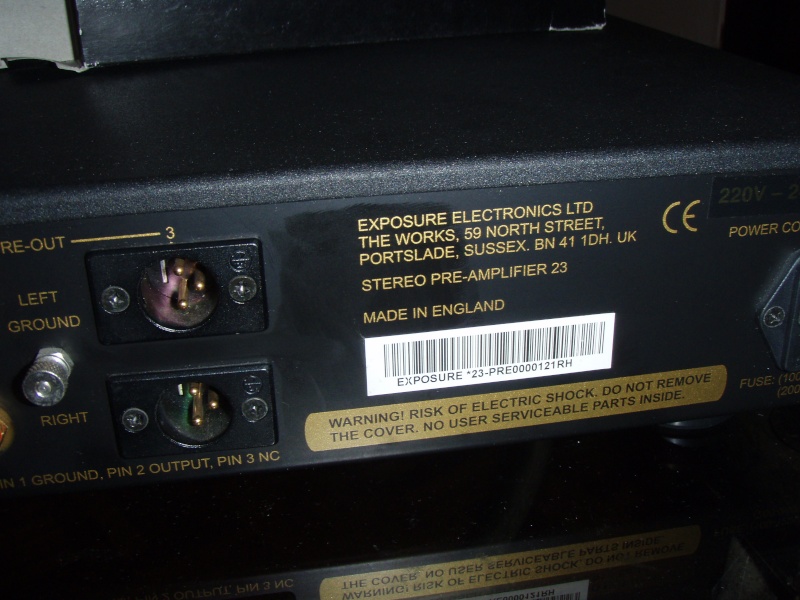 Explosure pre amp XXIII (23) -(SOLD) P5010810