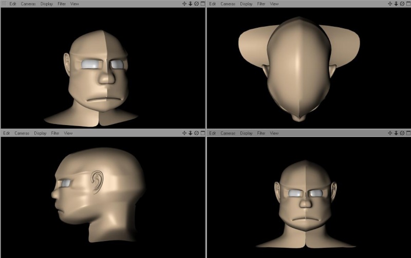 3D Model cinema 4d Head11