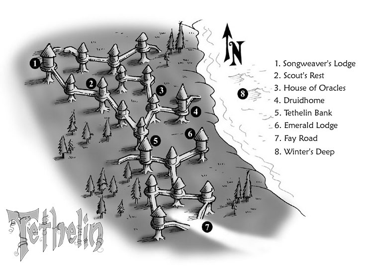 Tethelin Starting City Map Tethel10