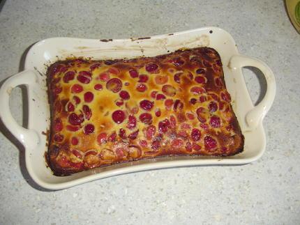 Clafoutis de cerises au fromage blanc. + photo 430110