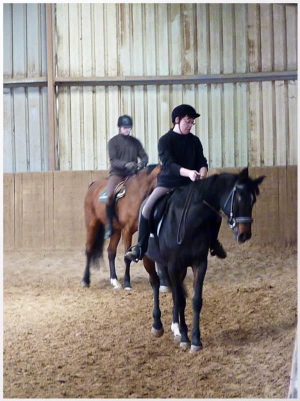 Dressage avec Aurelie&Pauline 20 Mars 2010 P1010624