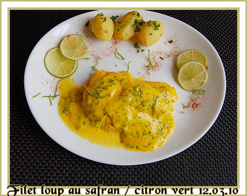 Filets de poisson au safran et au citron vert Filet_10