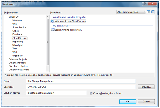 Working with Blobs in Windows Azure Storage Step1111