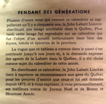 CALENDRIER LABATT`S 1947 Img_0112